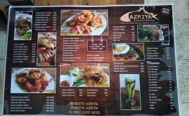 [Explore Jember] Mencicipi Gurame Terenak di Resto Azkiya