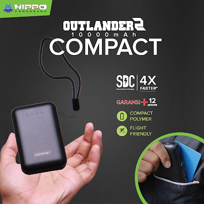 HIPPO Powerbank HIPPO Outlander2 Compact The Latest Compact Powerbank