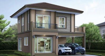 KPR Syariah Bank Danamon rumah minimalis 2 lantai