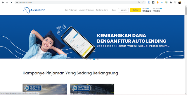 mengembangkan dana di akseleran