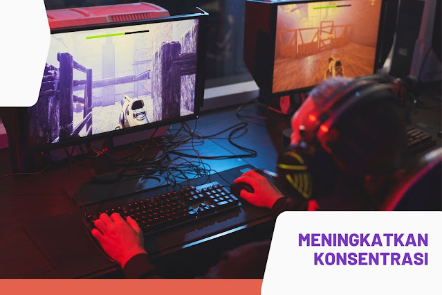 melatih konsentrasi dengan game